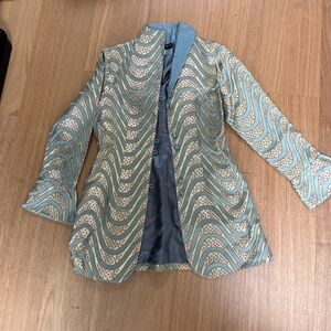 Silk haute couture jacket